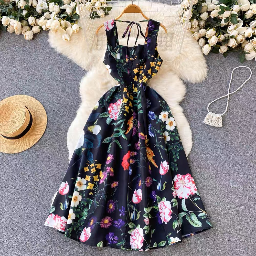 Breaking the rules floral gown FD113 images